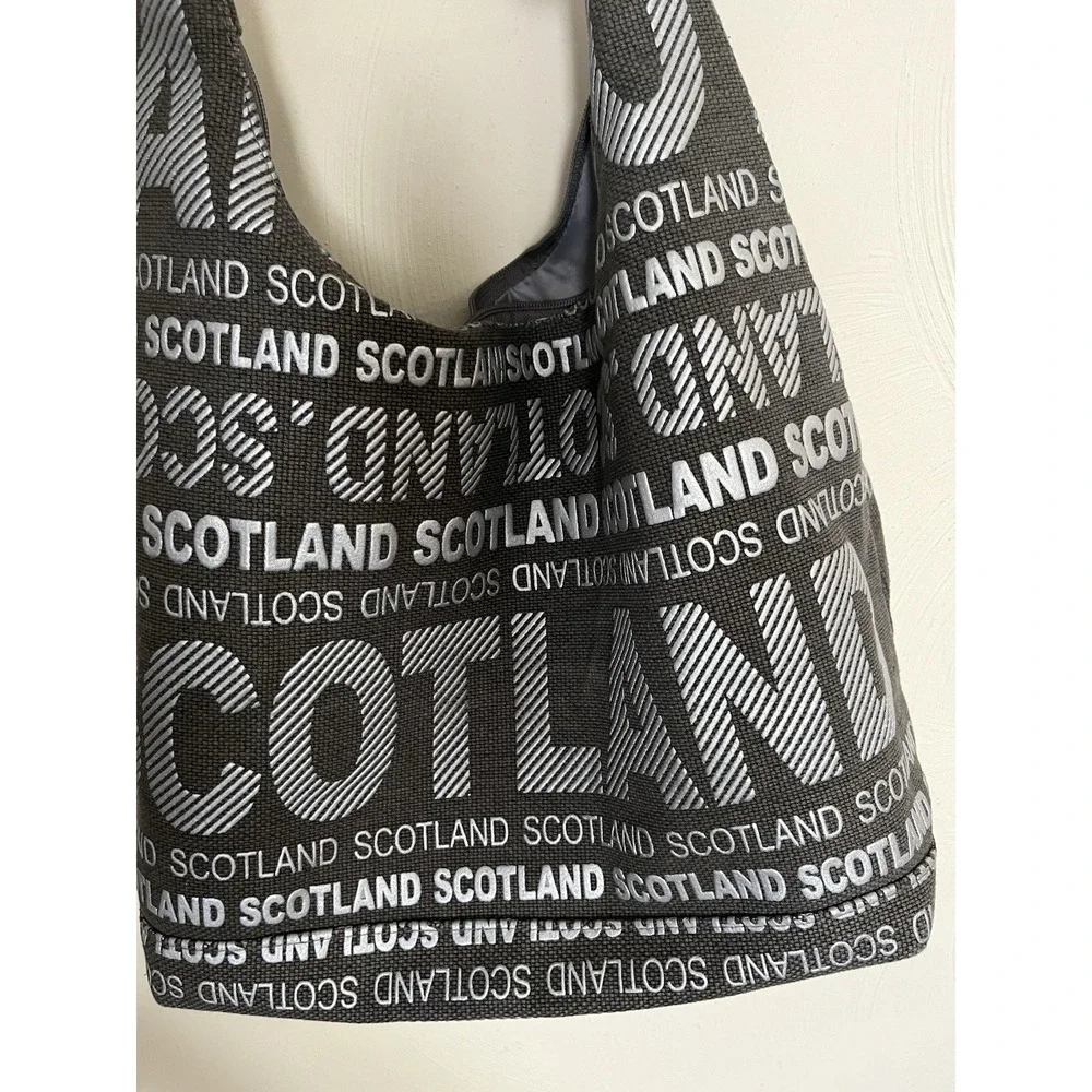Robin Ruth Julia Cotton Slouched Hobo Shoulder Tote Bag Scotland